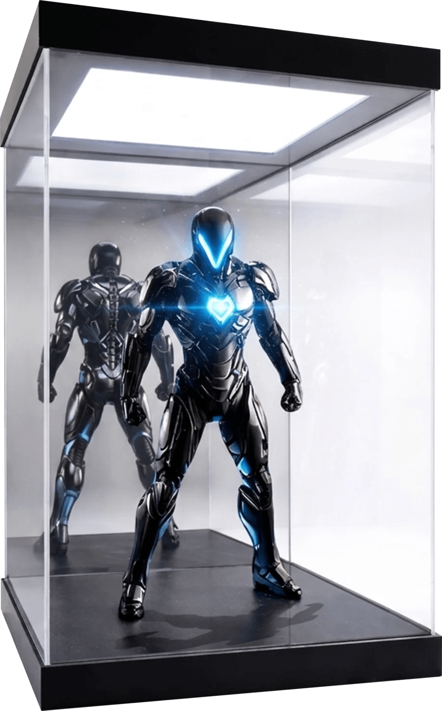 HERO STAGE Acryl-Vitrine mit beleuchteter Figur